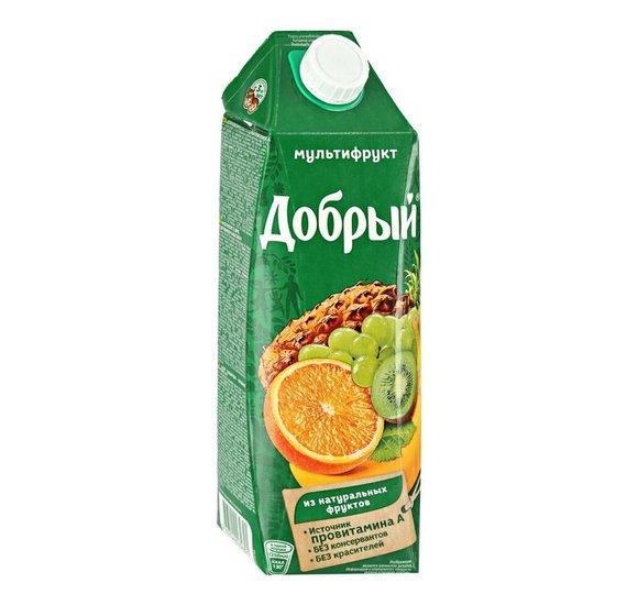 Нектар Добрый Мультифрукт 1л купить с доставкой в Канске