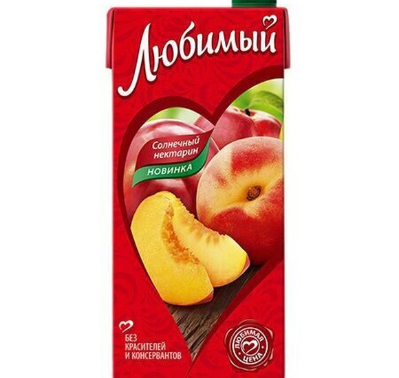 Нектар Любимый Солнечный нектарин 0,95л купить с доставкой в Канске