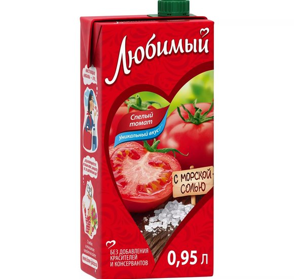 Нектар Любимый Спелый томат 0.95л купить с доставкой в Канске