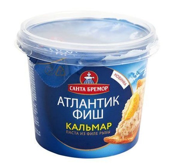 Паста Санта Бремор Атлантик Фиш кальмар 140г купить с доставкой в Канске