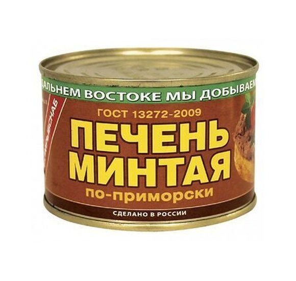 Печень минтая Примрыбснаб по приморски 240г купить с доставкой в Канске