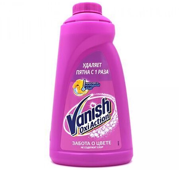 Пятновыводитель Vanish Защита цвета жидкий 1л купить с доставкой в Канске