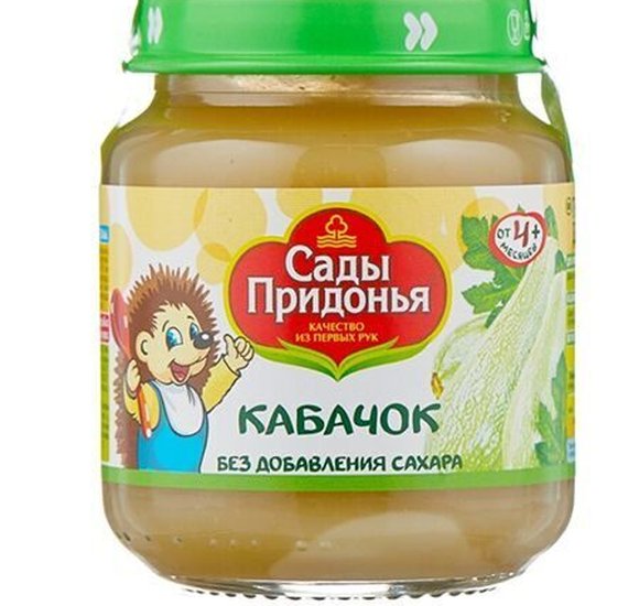 Пюре Сады Придонья Кабачок 80г с/б купить с доставкой в Канске