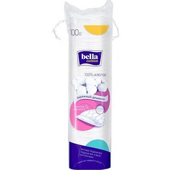 Подушечки ватные Bella 100шт/// купить с доставкой в Канске