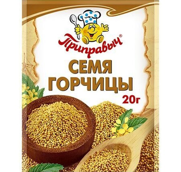 Приправа Приправыч Горчица семя 20г купить с доставкой в Канске