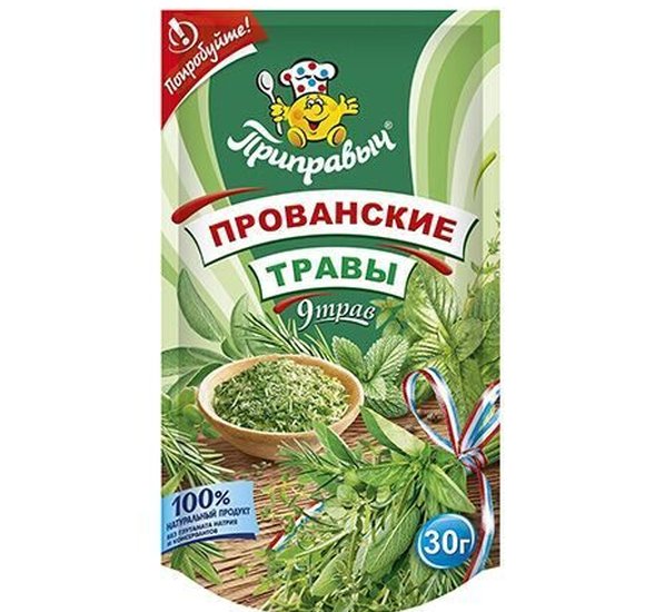 Приправа Приправыч Смесь трав Прованские травы 30г купить с доставкой в Канске