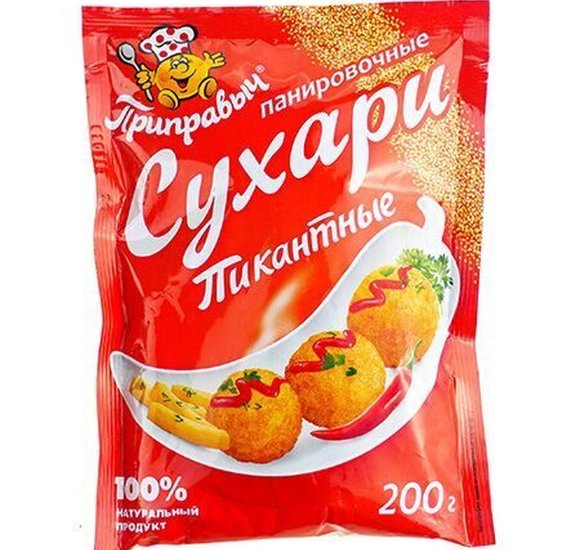 Приправа Приправыч Сухари панировочные 200г купить с доставкой в Канске