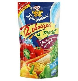 Фото товара Приправа Приправыч Универсальная 12 овощей и трав 200г