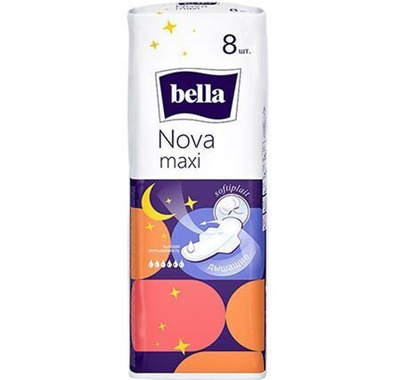 Прокладки Bella Nova Maxi 8шт 6капель купить с доставкой в Канске