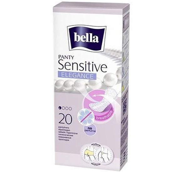 Прокладки ежед Bella Panty Sensitive Elegance 20шт купить с доставкой в Канске