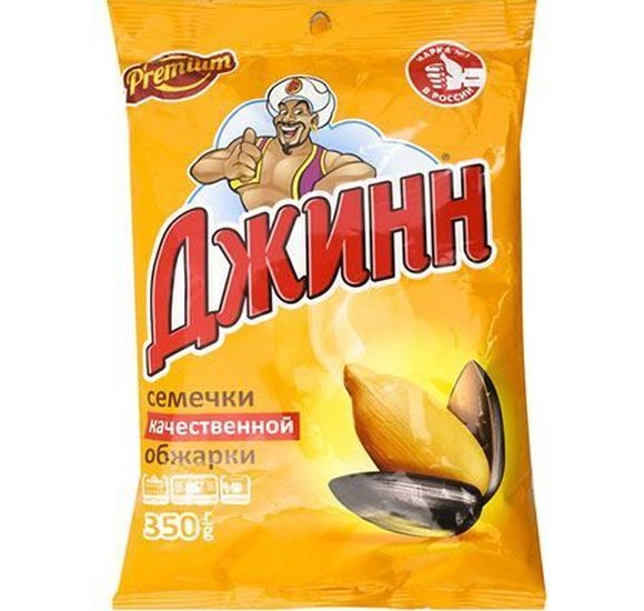 Семечки Джинн жареные 350г/10 купить с доставкой в Канске