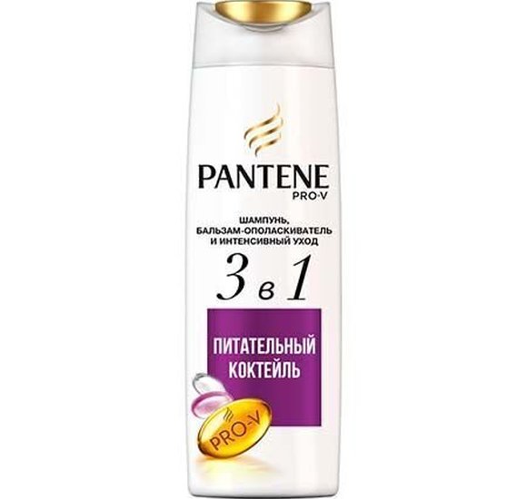 Шампунь Pantene 360мл Питательный коктейль 3в1 купить с доставкой в Канске