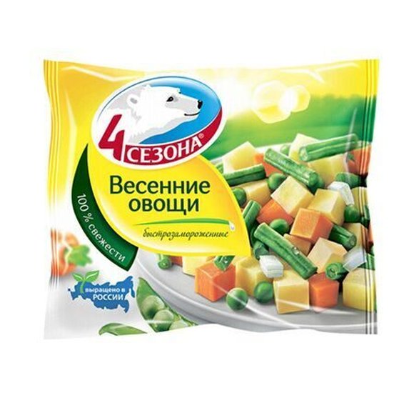 Смесь Весенние овощи 4 Сезона 400г купить с доставкой в Канске