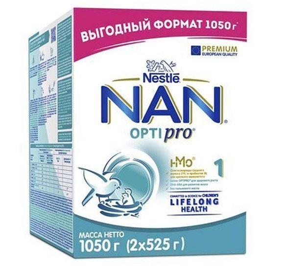 Смесь сухая Nestle NAN 1 Optipro 2х525г купить с доставкой в Канске