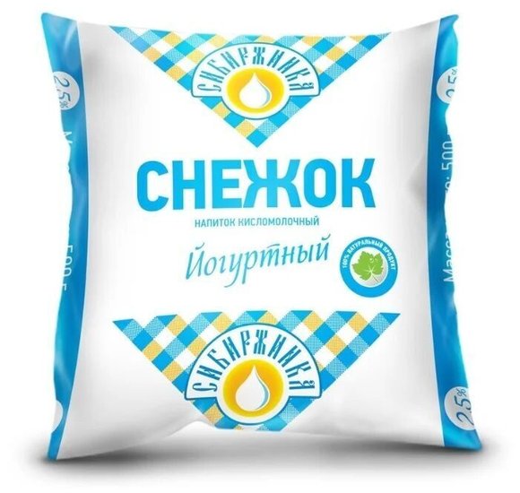 Снежок Сибиржинка т/п 2,5% 500г БЗМЖ купить с доставкой в Канске