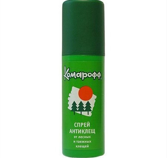 Спрей Комарофф антиклещ от лесных и таежных клещей 125мл купить с доставкой в Канске