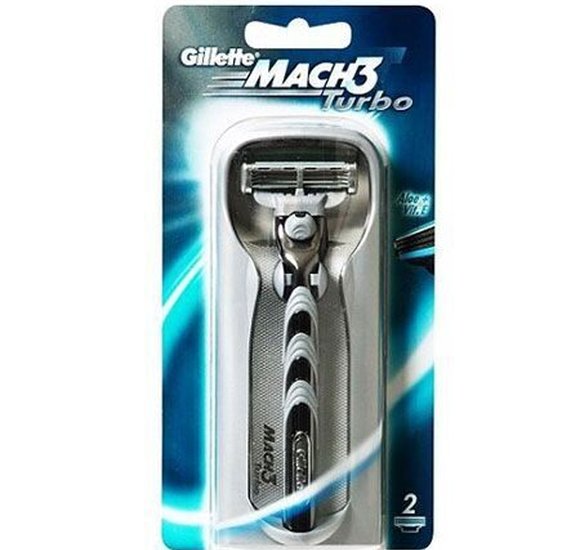 Станок Gillette Mach3 турбо 2шт купить с доставкой в Канске