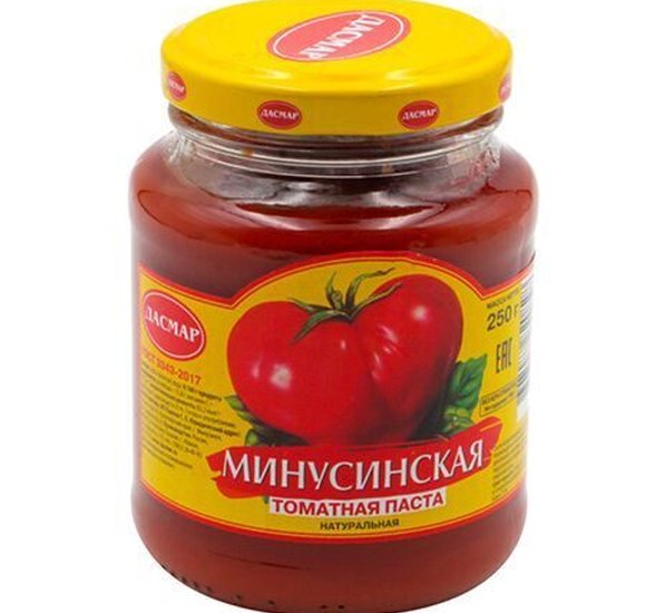 Томатная паста Дасмар Минусинская 250г купить с доставкой в Канске