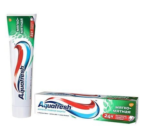 Зубная паста Aquafresh Мягко мятная 100мл купить с доставкой в Канске
