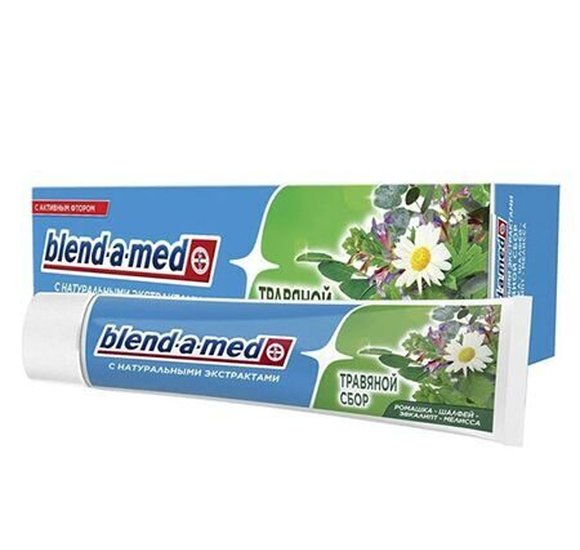 Зубная паста Blend-a-med с натур экстрактами Травяной сбор 100мл купить с доставкой в Канске