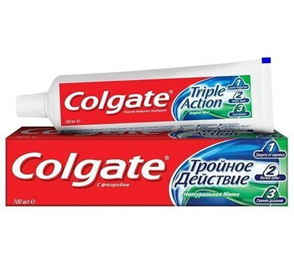 Зубная паста Colgate Тройное действие Классическая мята 50мл//* купить с доставкой в Канске