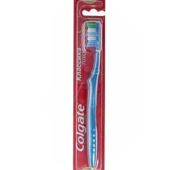 Зубная щетка Colgate Классика плюс средняя жесткость купить с доставкой в Канске