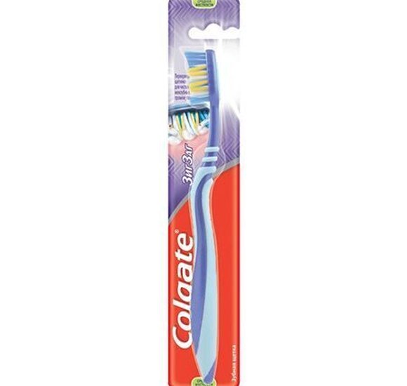 Зубная щетка Colgate ЗигЗаг средняя жесткость// купить с доставкой в Канске