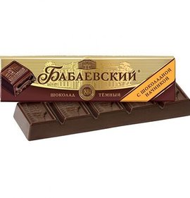 Фото товара Батончик Бабаевский 50г с шоколадной начинкой