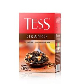 Фото товара Чай Tess черный 100г Orange