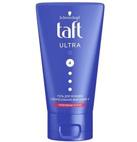 Фото товара Гель для волос Taft Ultra Эффект мокрых волос сверхс фикс 150мл
