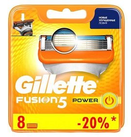Фото товара Кассеты Gillette Fusion 8шт
