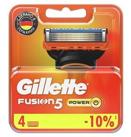 Фото товара Кассеты Gillette Fusion Power 4шт