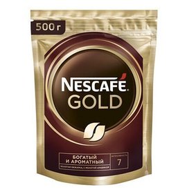Фото товара Кофе Nescafe 500г Gold м/у