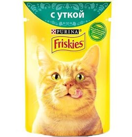 Фото товара Корм для кошек Фрискис 85г с лососем