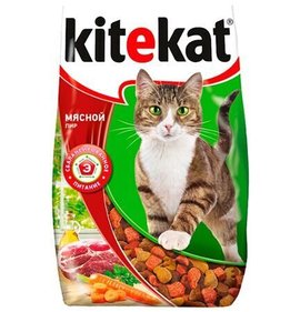 Фото товара Корм для кошек Китикет Мясной пир 800г