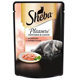 Фото товара Корм для кошек Шеба 85г с форелью и креветками
