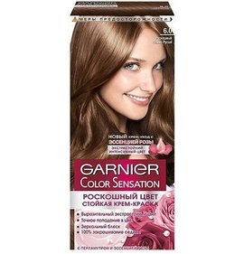 Фото товара Краска для волос Garnier Color Sensation 6.0 Роскошный темно русый