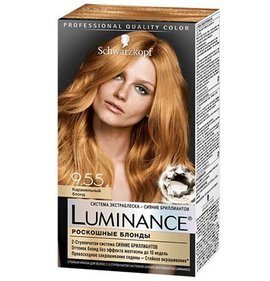 Фото товара Краска для волос Luminance Color 9.55 Карамельный блонд