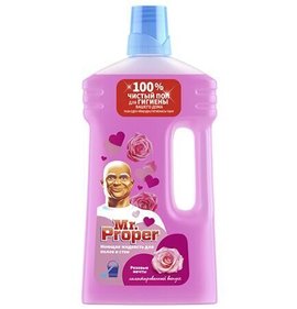 Фото товара Моющая жидкость для полов и стен Mr Proper Розовые мечты 1л