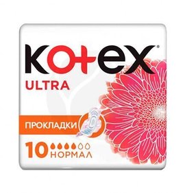 Фото товара Прокладки Kotex Ultra Dry&Soft Normal с крылышками 10шт