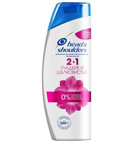 Фото товара Шампунь Head & Shoulders 400мл Гладкие и шелковистые 2в1