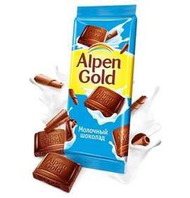 Фото товара Шоколад Альпен Голд 85г молочный