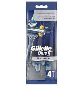 Фото товара Станок одноразовый Gillette Blue II Maximum 4шт