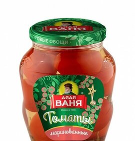 Фото товара Томаты Дядя Ваня в томатном соке 1800г